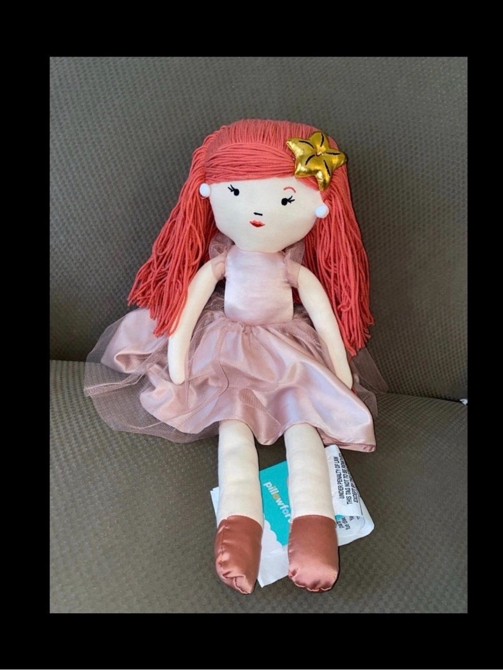 Pillowfort / Disney Ariel Doll. Soft Body Doll. New w/Tag. Princess Ariel Doll.